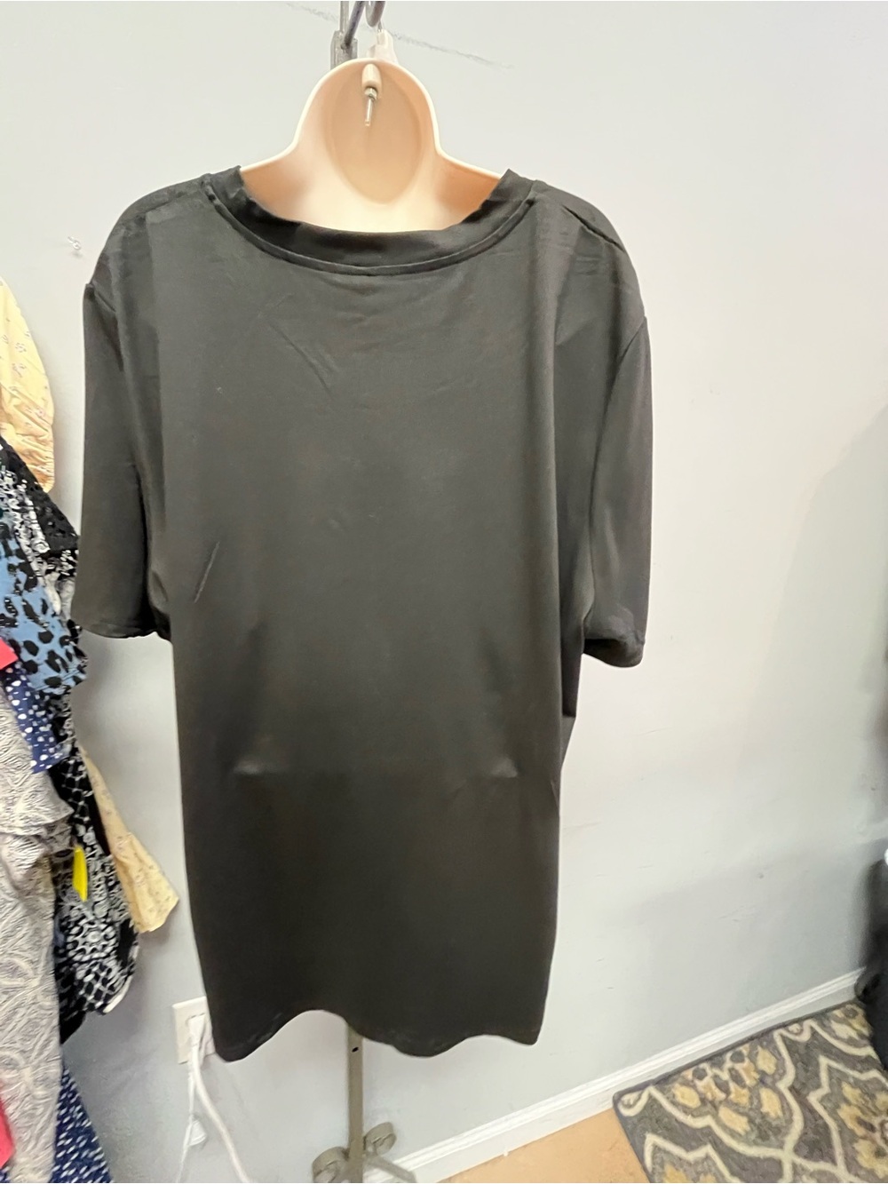 1575 / Blessed Beyond Measure Graphic Tee - Dark Olive with White Script - Picture 2 of 5